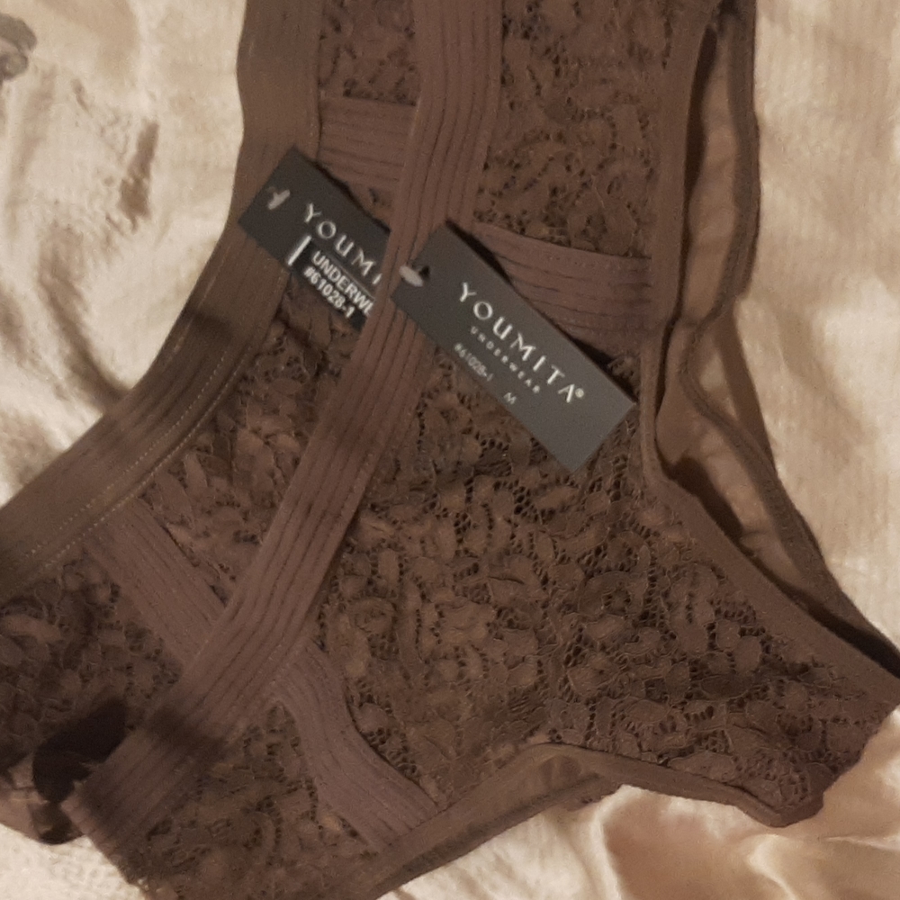 NWT! Youmita Taupe underwear